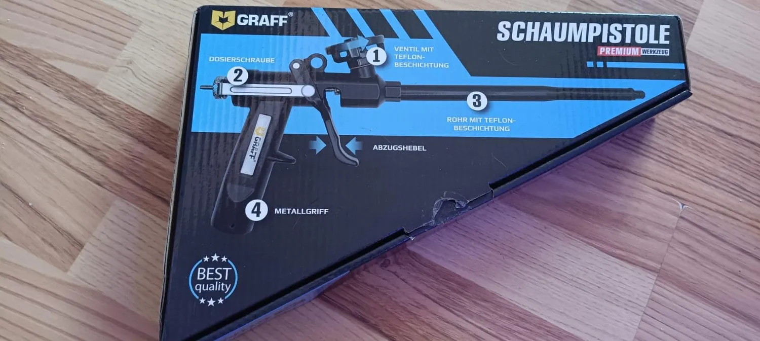 Graff pistola schiuma PU teflon alluminio