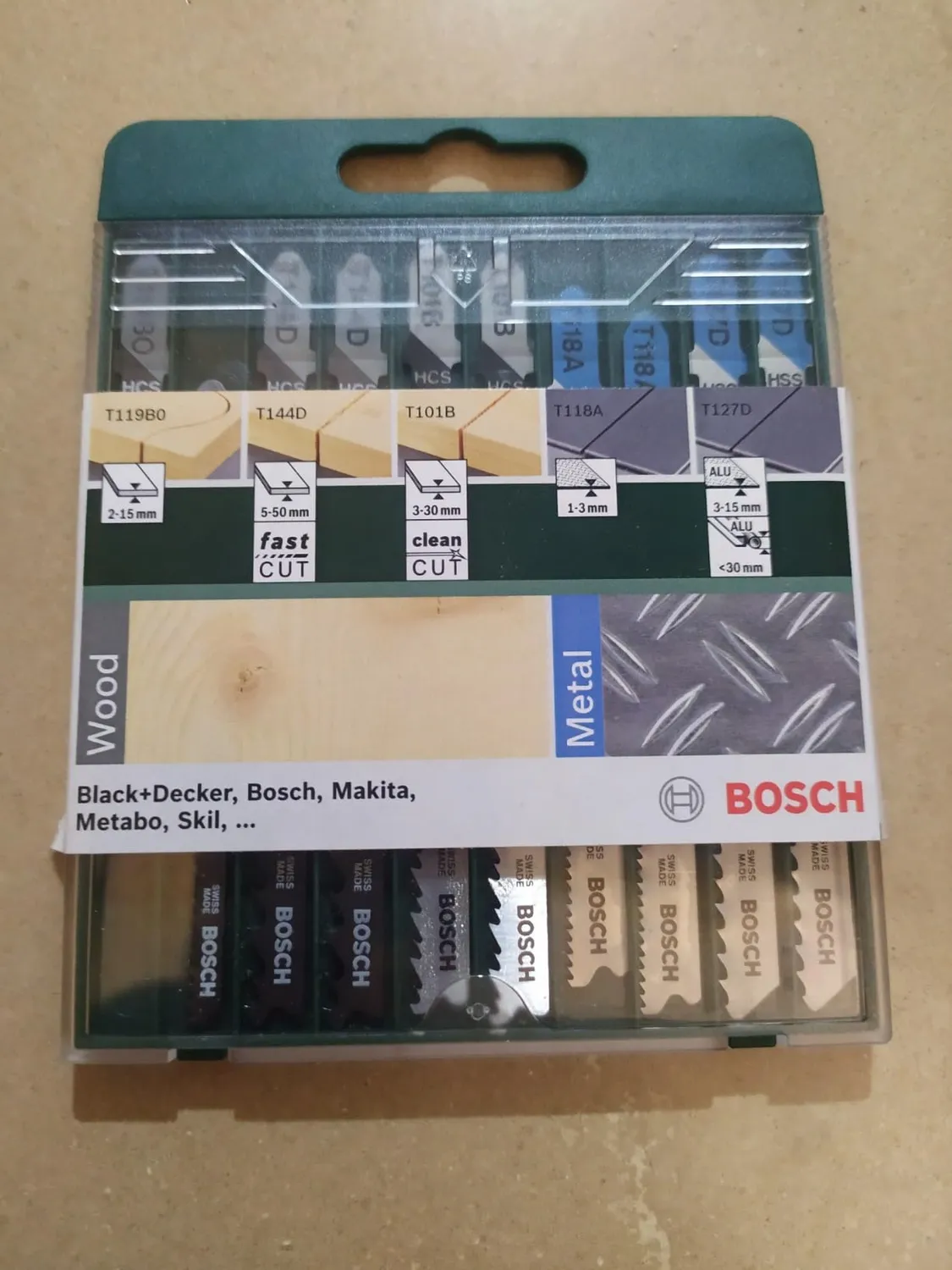 Bosch Expert lame seghetto Wood and Metal 10 pz codolo T