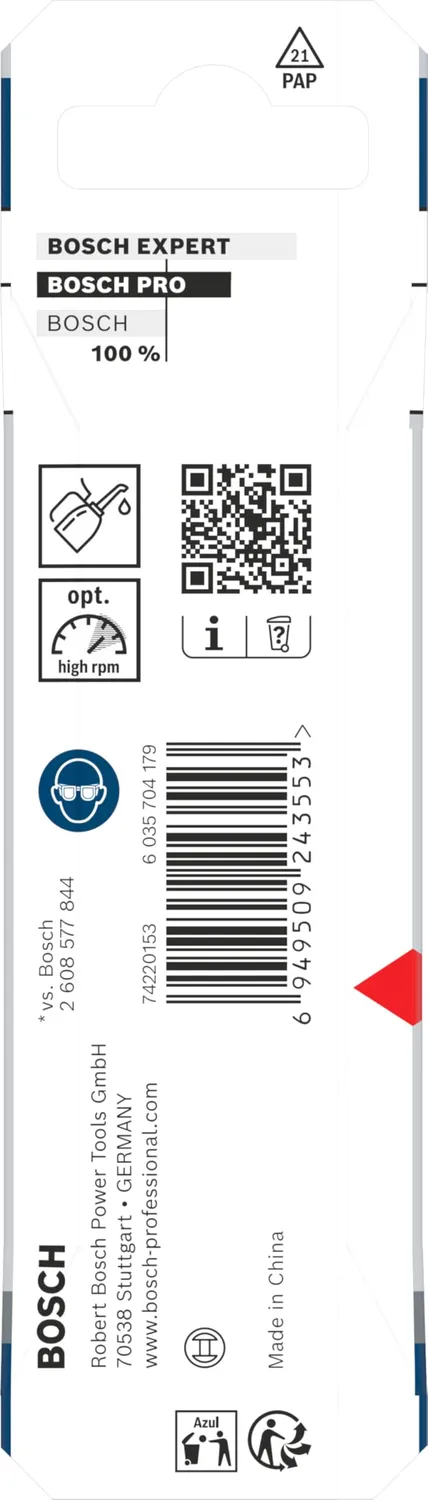 Bosch Expert PRO Metal HSS-G Punta Metallo 4,6 mm