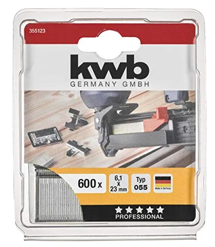 KWB 355-123 Graffette Acciaio Tipo 055 da 18 mm