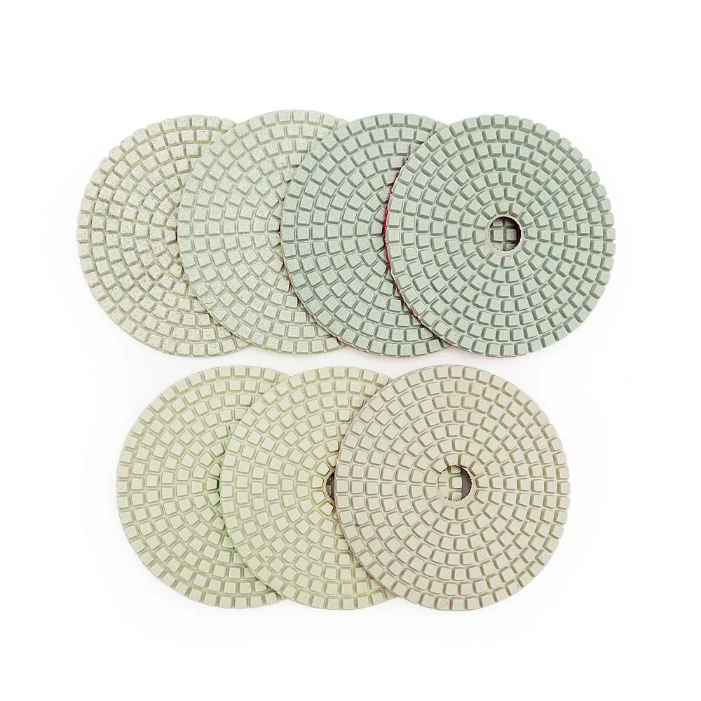 BGTEC MAB dischi diamantati lucidatura 100 mm 8 pezzi umido