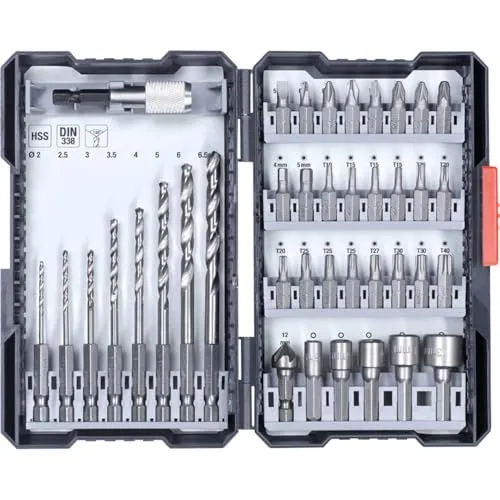 KWB 108940 set punte e bit 33 pezzi per pietra