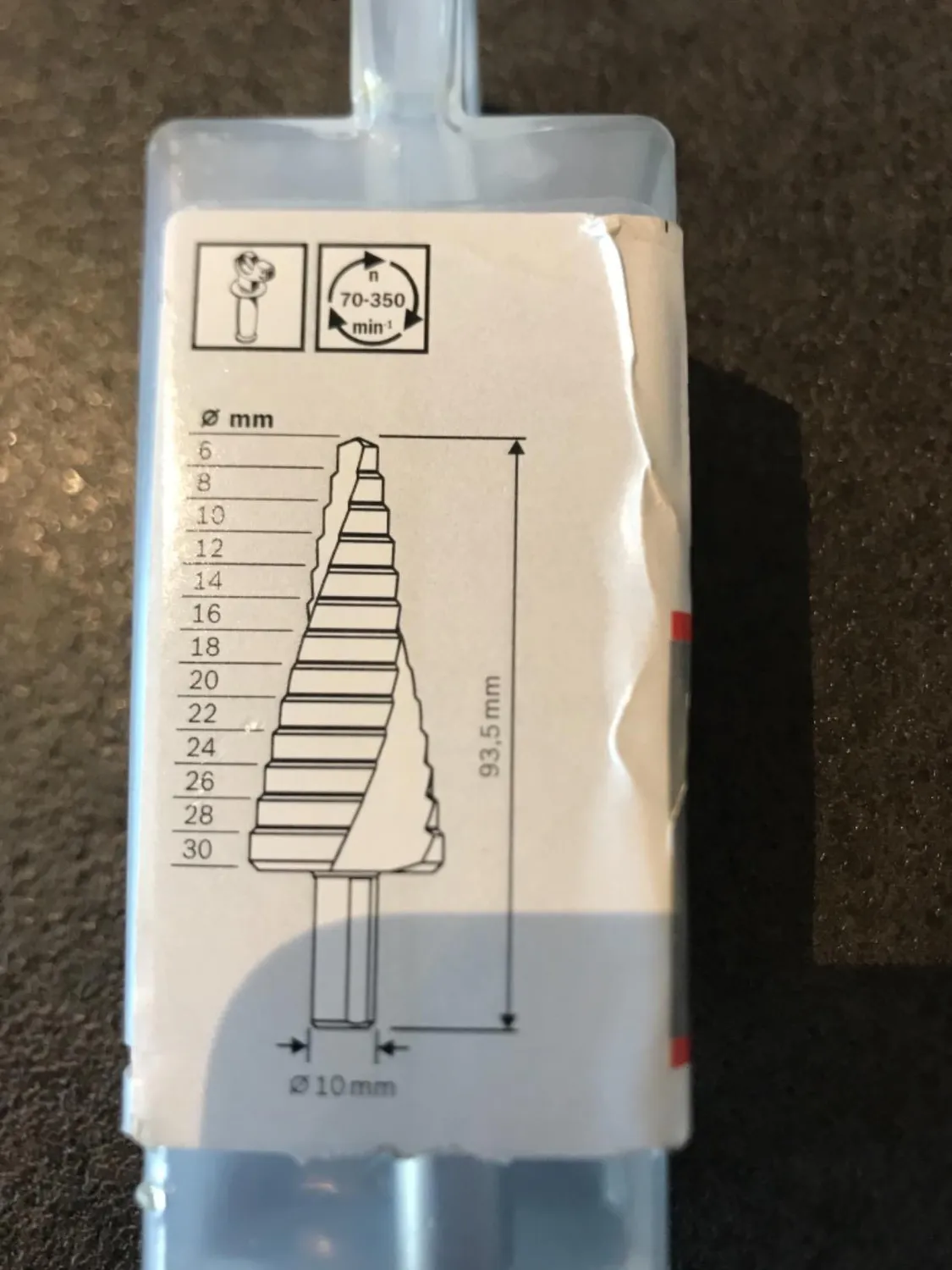 Bosch Expert punta a gradini HSS 6-30 mm metallo