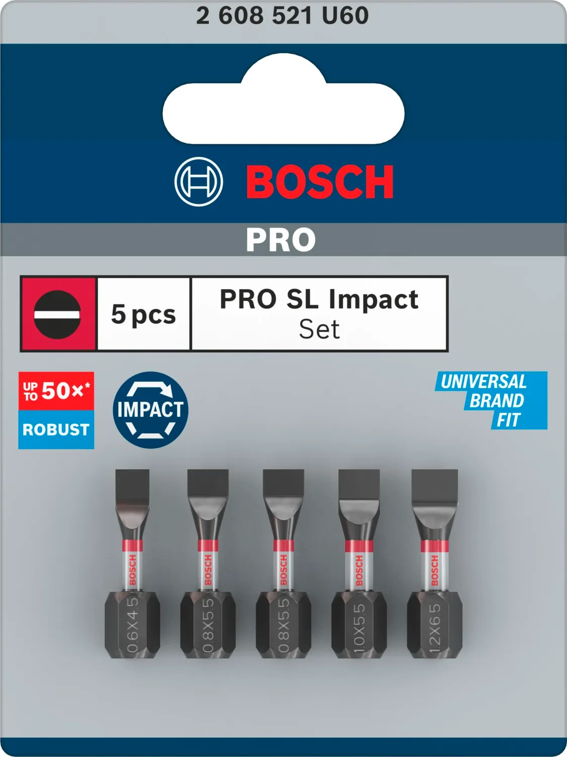 Bosch Expert PRO Impact bit taglio 25 mm 5 pz