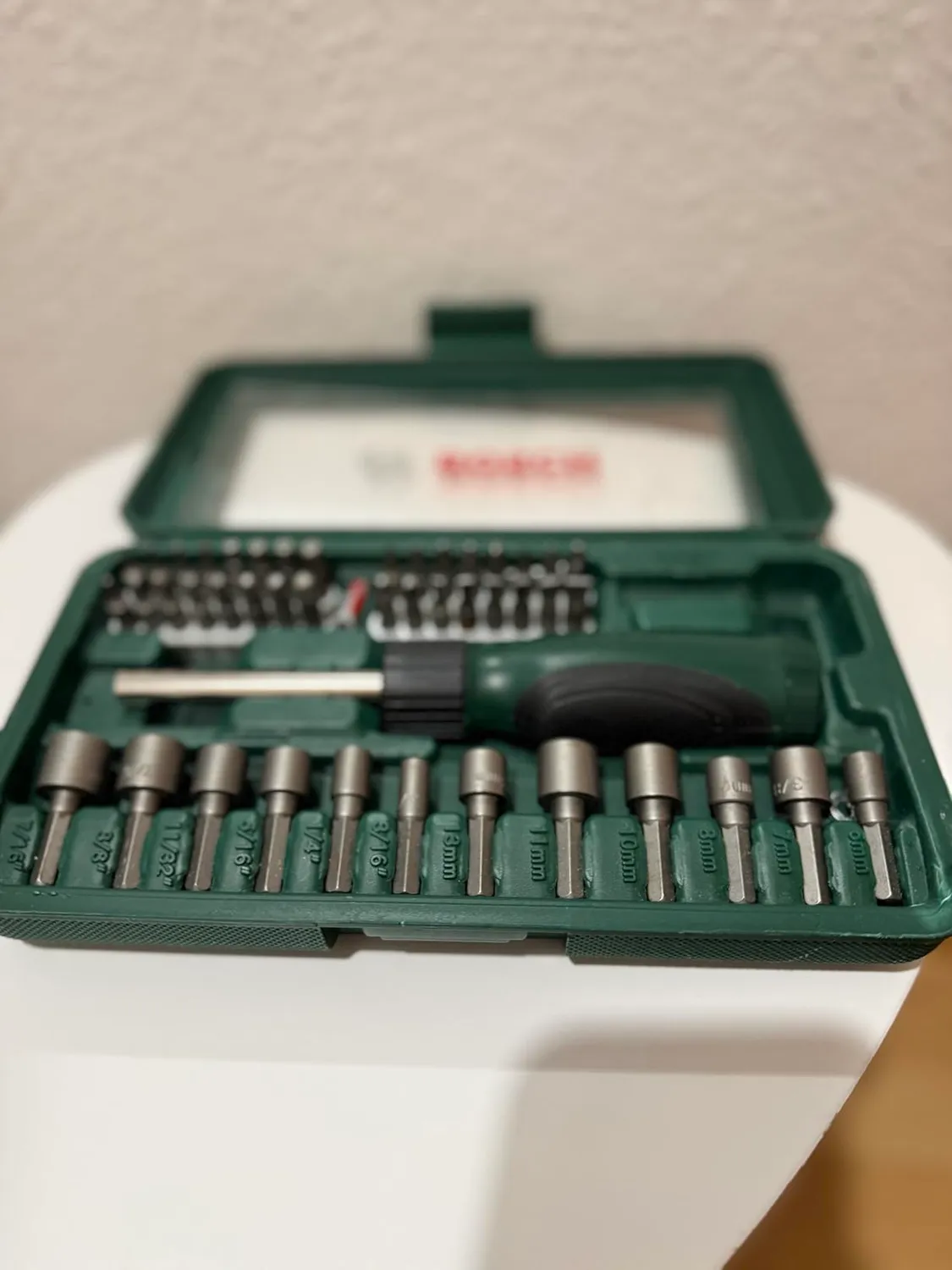 Bosch 2607019504 set bit avvitamento 46 pezzi verde