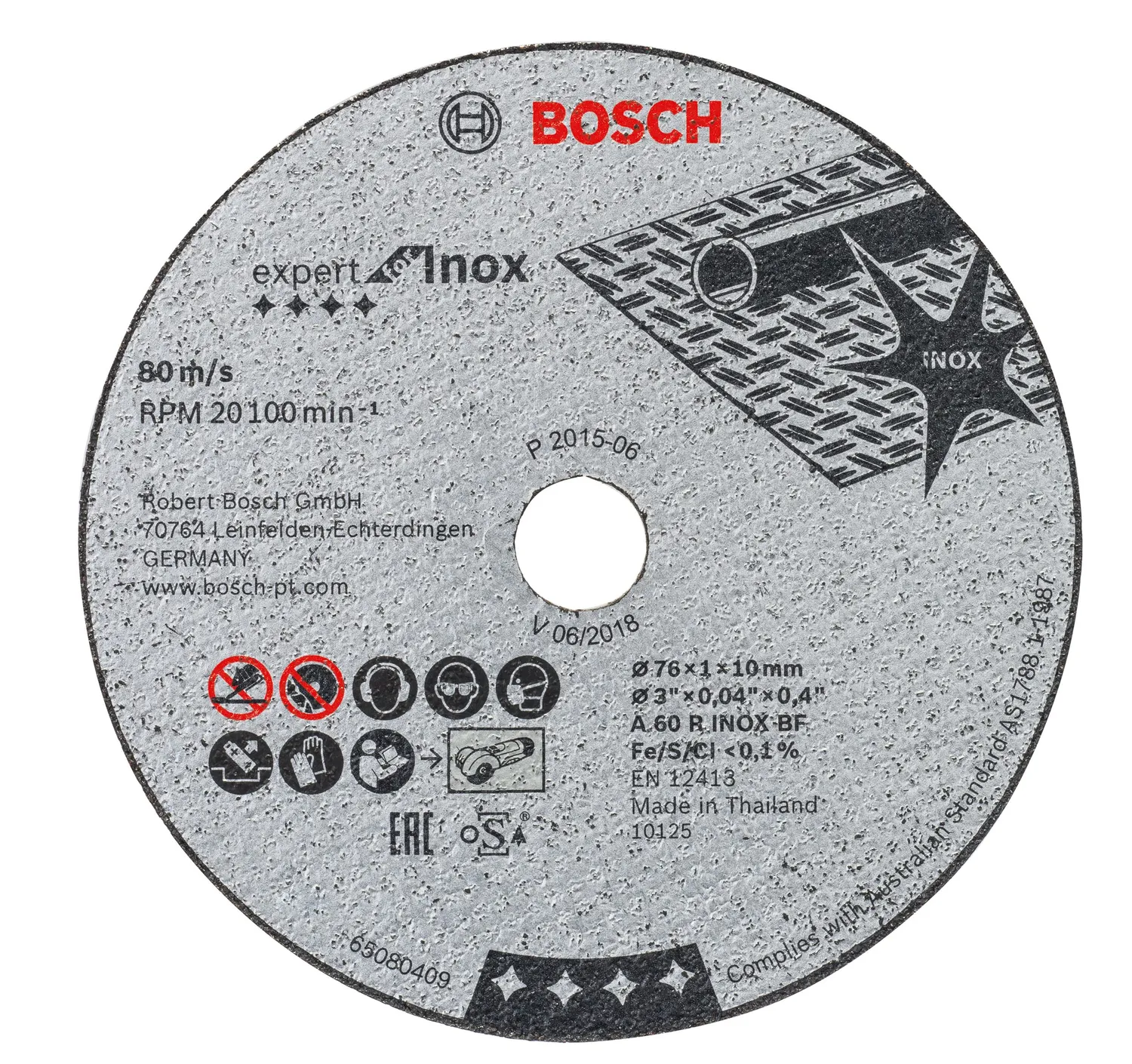 Bosch Expert set 9 dischi 76 mm Mini L-Boxx GWS-12V