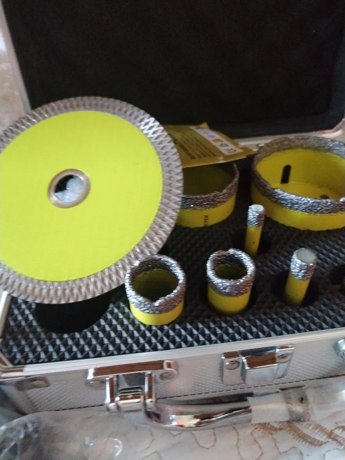 Sanleetek BOX5 frese diamantate M14 8 pezzi per gres e marmo