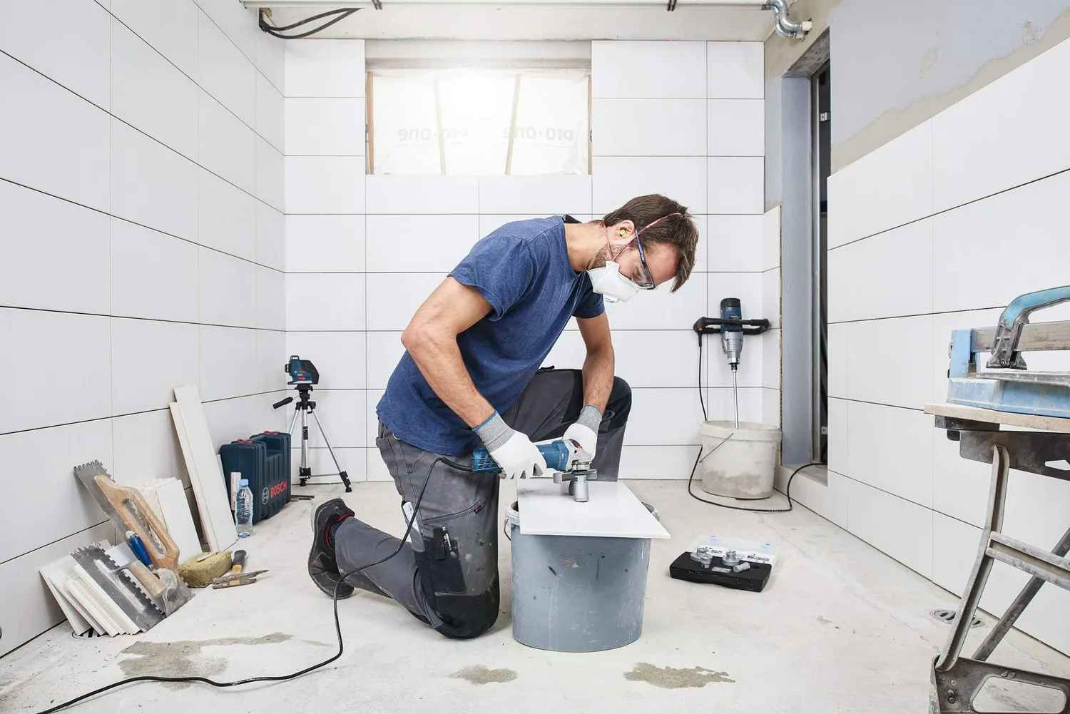 Bosch PRO Ceramic dry set 5 corone M14 diamante