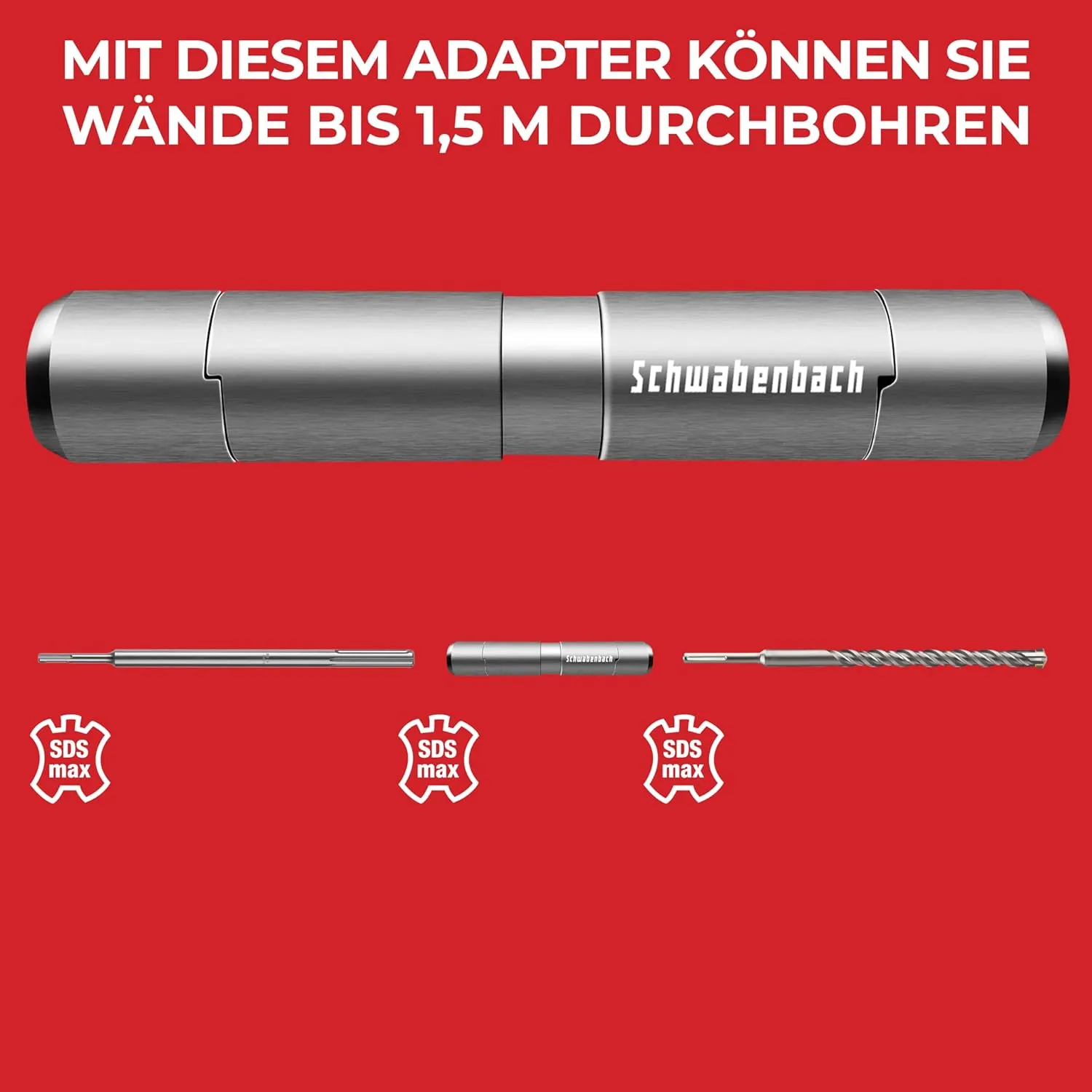 Schwabenbach SDS-Max su SDS-Max adattatore mandrino acciaio