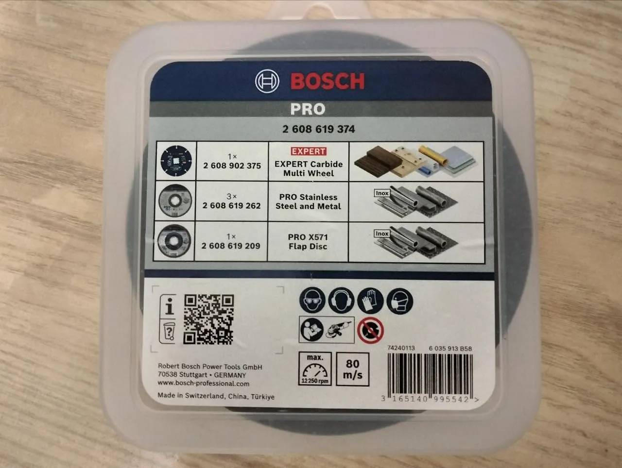 Bosch X-Lock set taglio smerigliatura 5 pz inox metallo