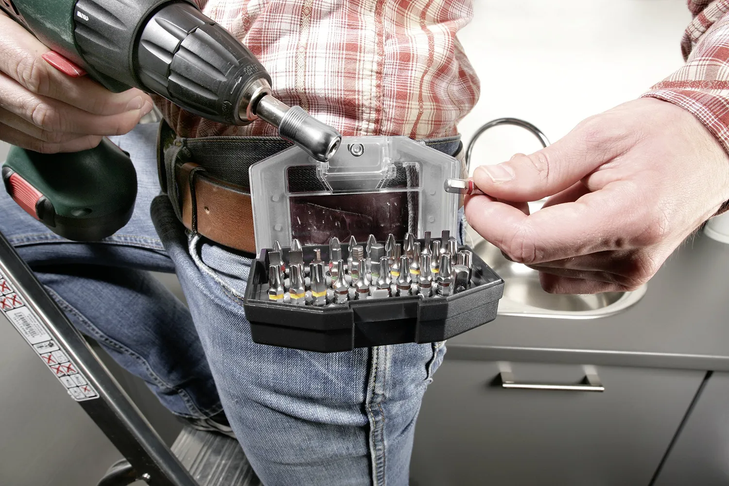 KWB Power Bit Box set bit 32 pezzi con porta-bit magnetico