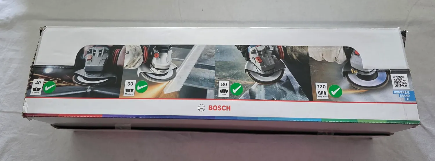 Bosch Expert X451 dischi lamellari 125 mm set 60 pezzi grana assortita