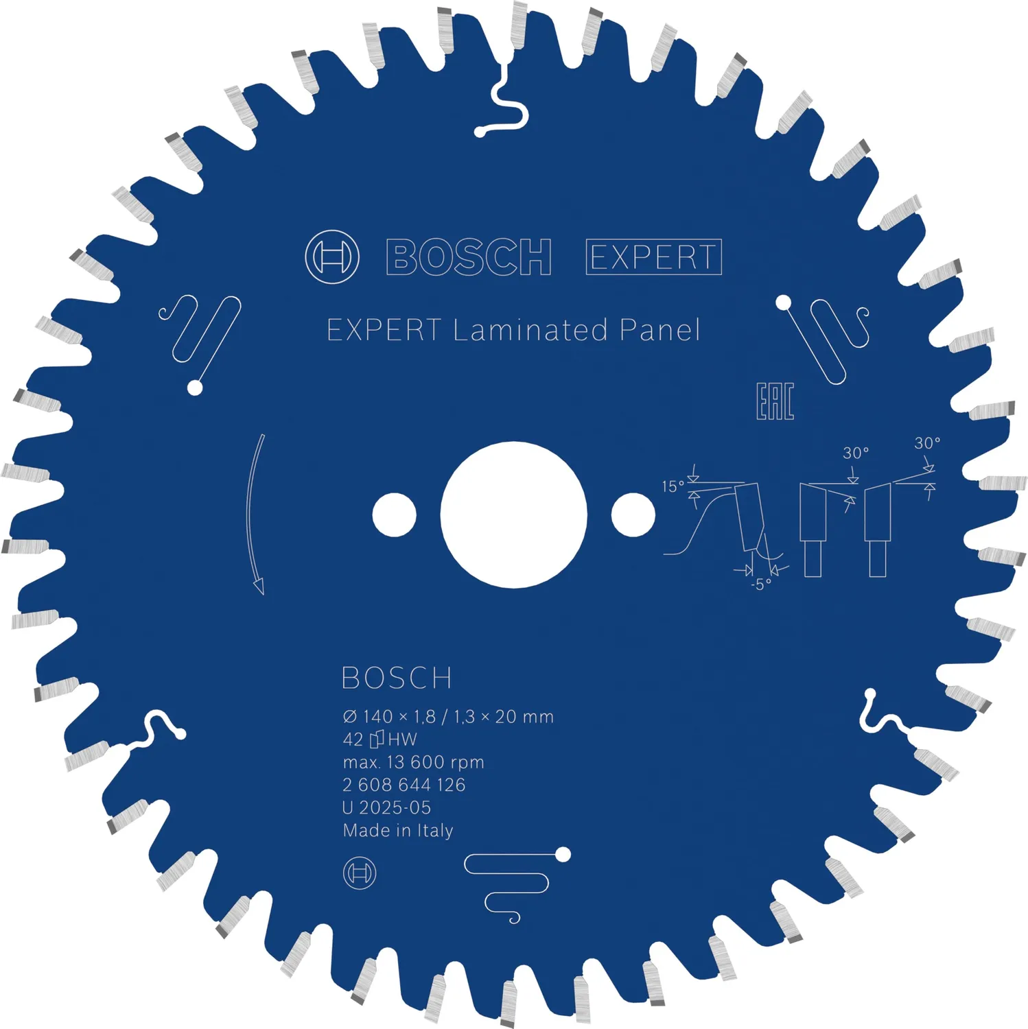 Bosch Expert Laminated Panel Lama 160x20 42 Denti Legno