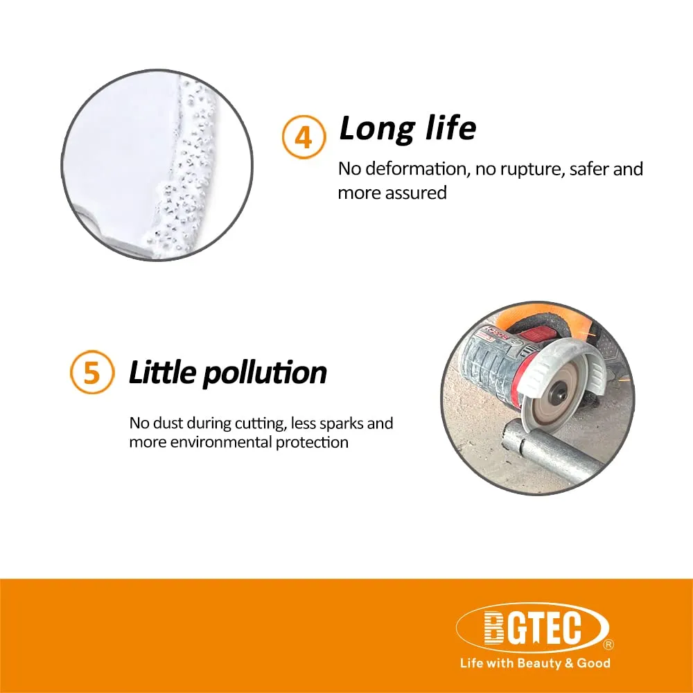 BGTEC disco diamantato 115 mm per metallo brasato