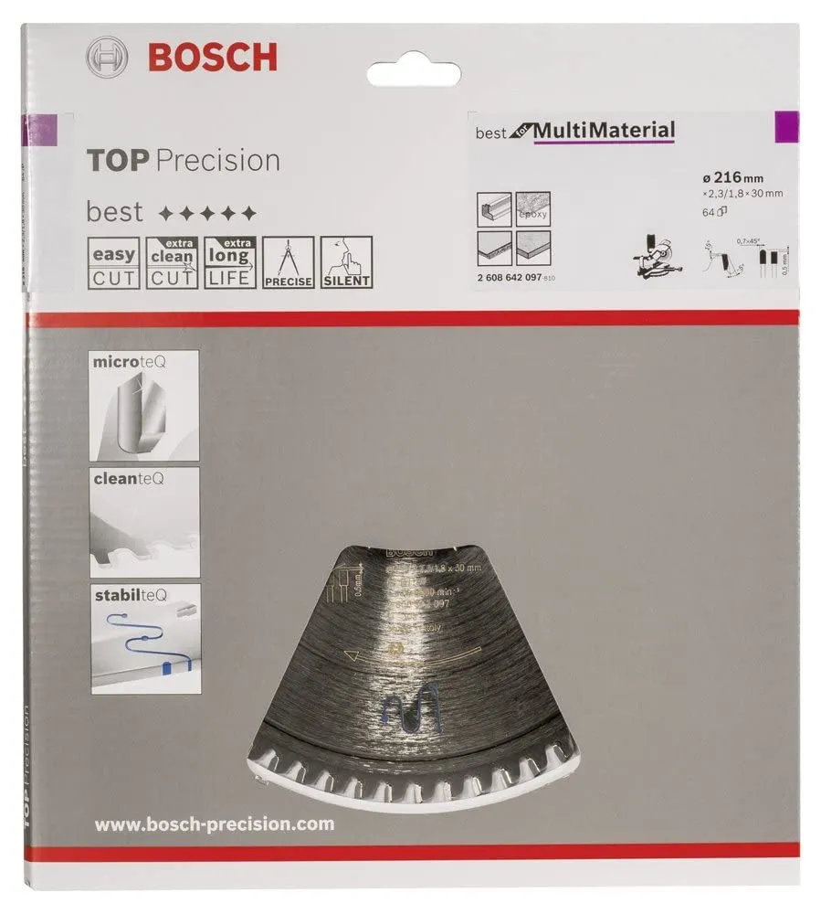 Bosch Expert lama circolare 216x30 64 denti multimat