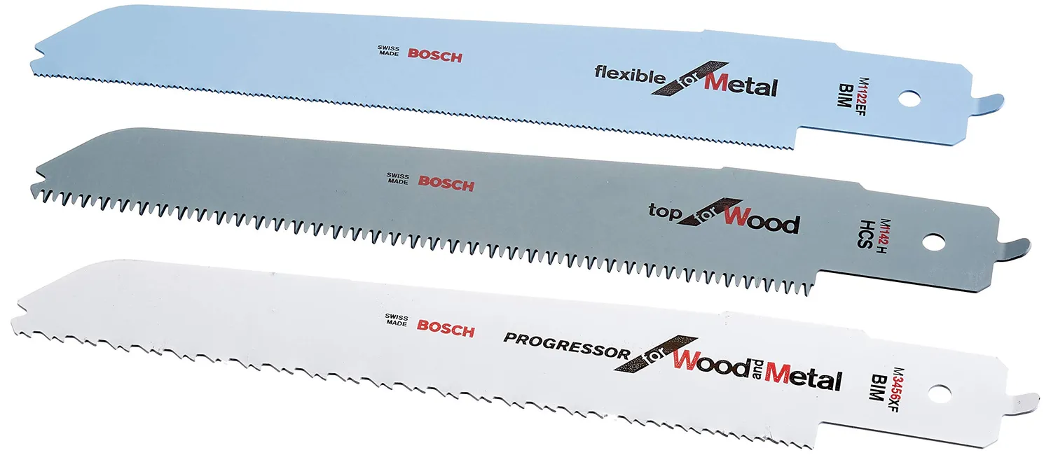 Bosch Expert set 3 lame sega universale M-Shank legno