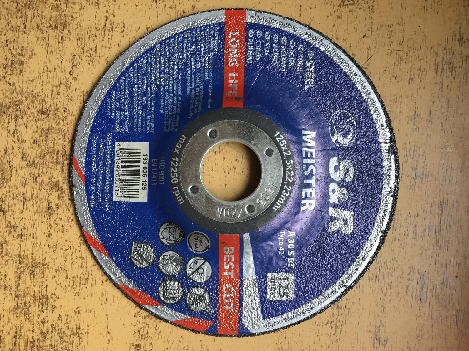 S&R dischi taglio metallo 125 mm 25pz spessore 2 mm inox