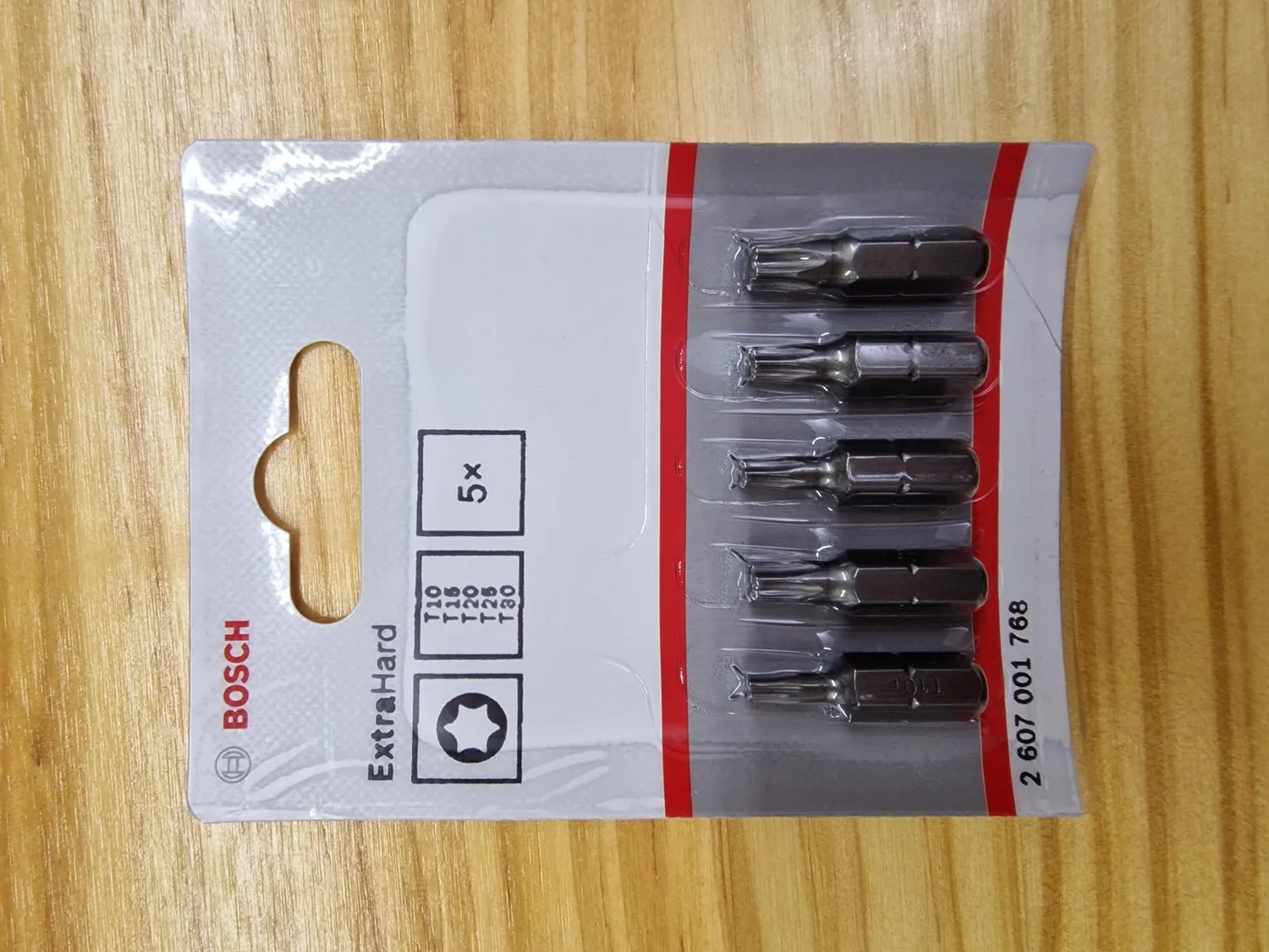 Bosch Expert Extra-Hart Inserti Torx T10-T30 25 mm 5pz