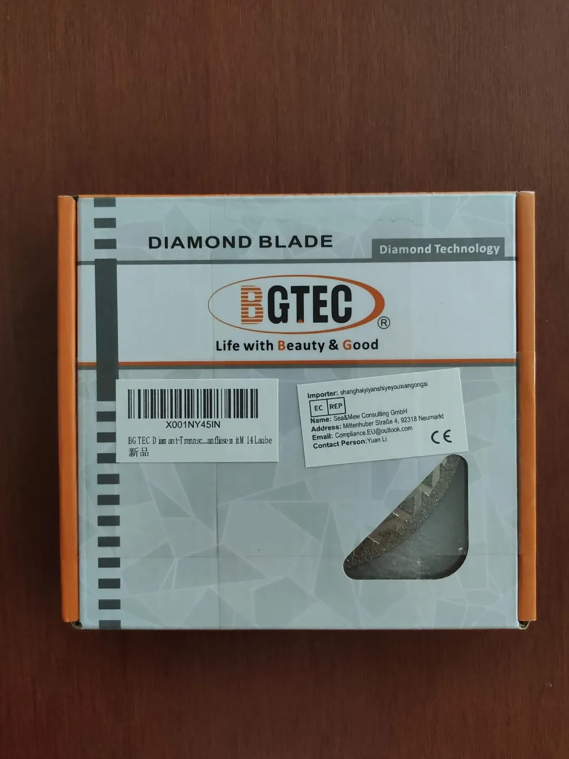 BGTEC disco diamantato 105 mm M14 per ceramica e marmo