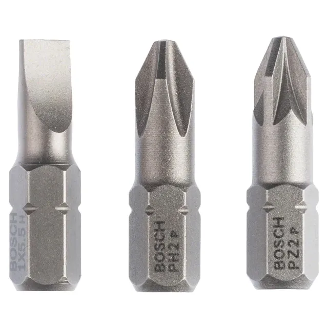 Bosch Expert 2607001766 bit cacciavite 25 mm 3 pezzi