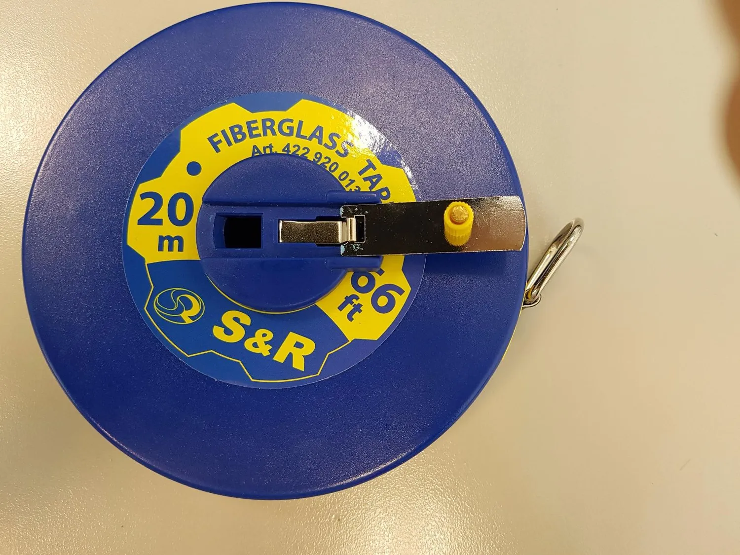 S&R Rotella Metrica 20 M Nastro Fibra Vetro mm/pollici