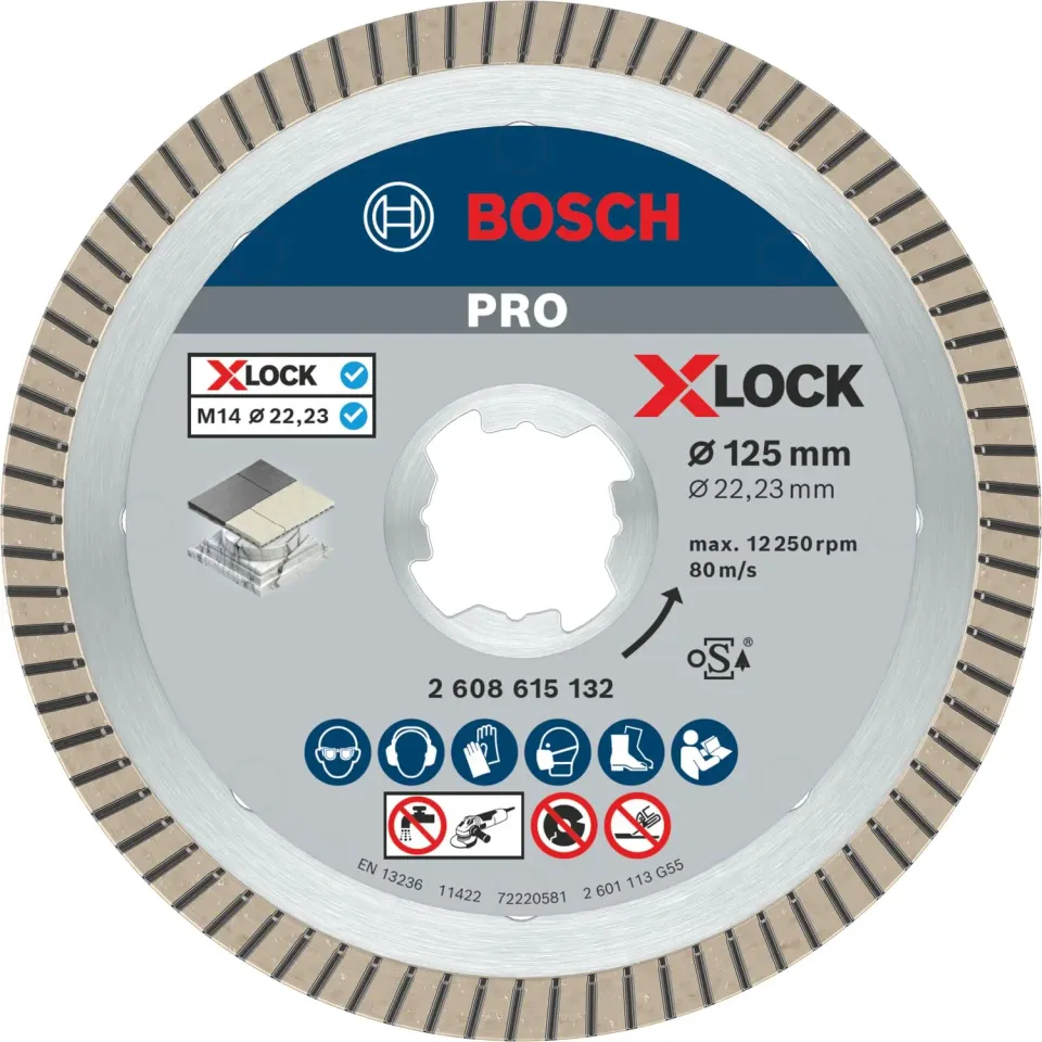 Bosch Expert PRO Ceramic Disco Diamantato X-Lock 125 mm Gres