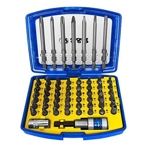 S&R Set Inserti Avvitatore 57 Pezzi con Magnetico S2