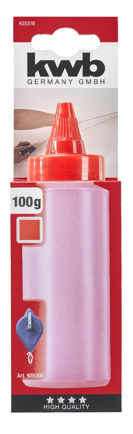 KWB 9253-10 pigmento in polvere rosso 100 g coprente