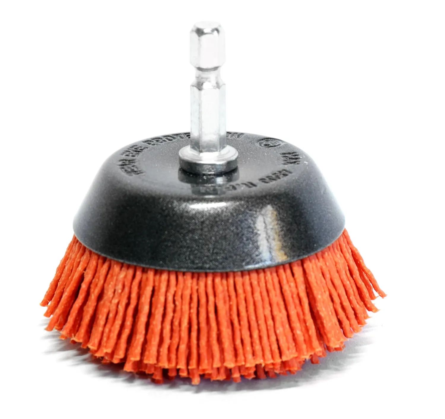 S&R spazzola a tazza nylon aggressiva trapano 65 mm