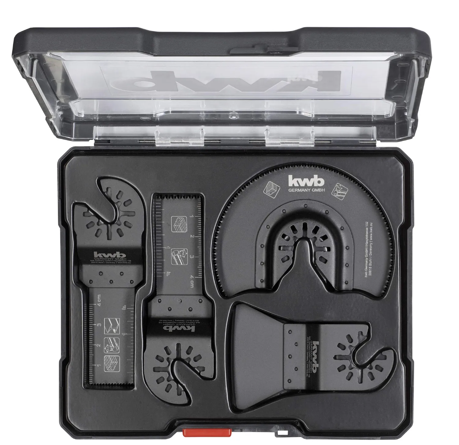 KWB 708890 Set Lame Multitool 4 Pezzi per Parquet