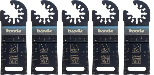 KWB AKKU-TOP CV Lame multitool 5 pz 34 mm legno