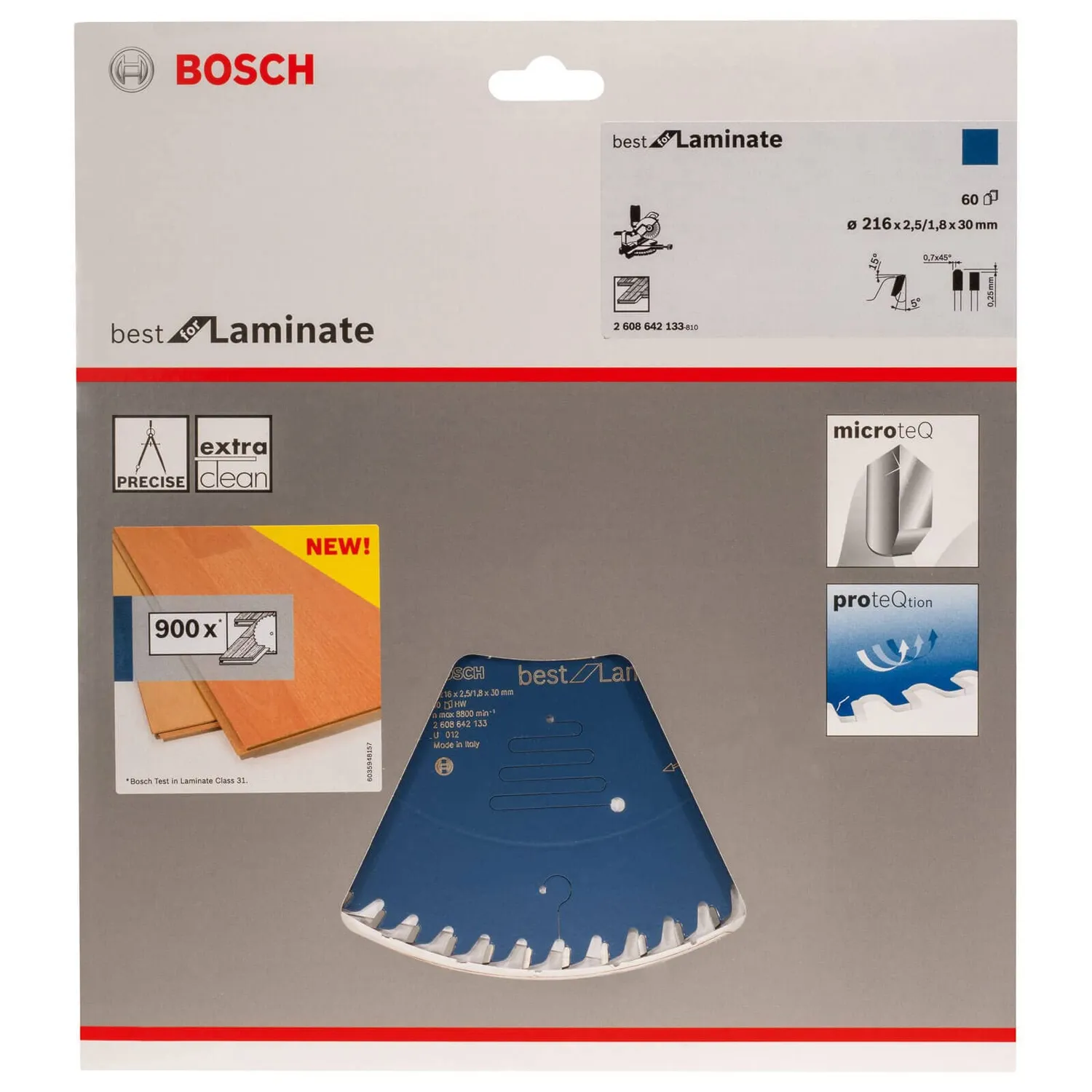 Bosch Expert Best lama circolare 216x30 60 denti per laminato