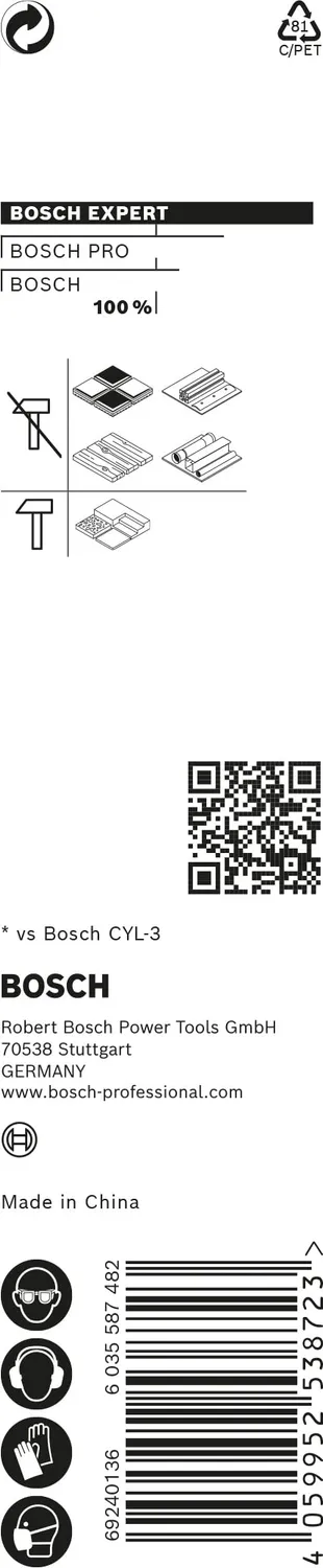 Bosch Expert Punta HEX-9 MultiConstruction 7x100 mm