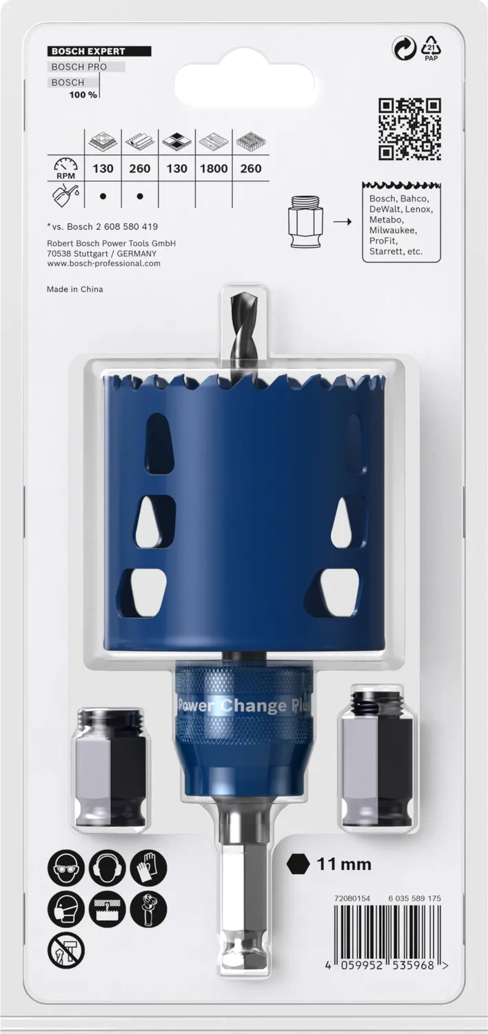 Bosch Expert Multi Material sega a tazza 68 mm Starter Set