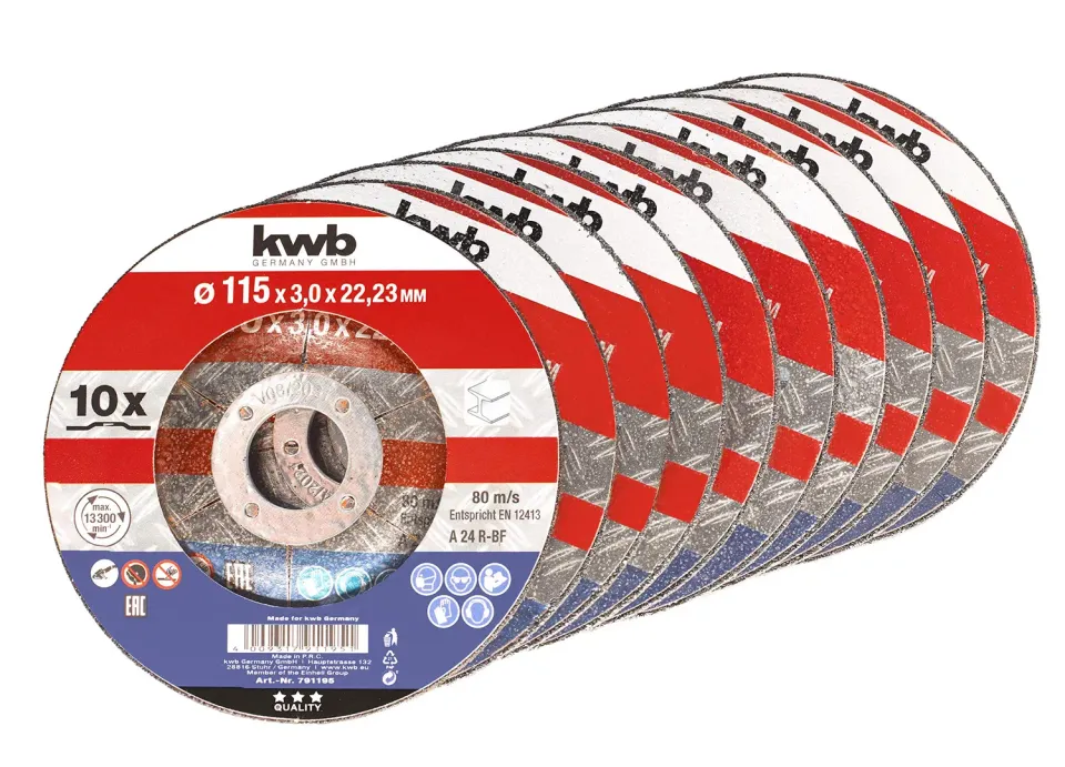 KWB Kraftixx 791195 dischi taglio metallo 115 10pz