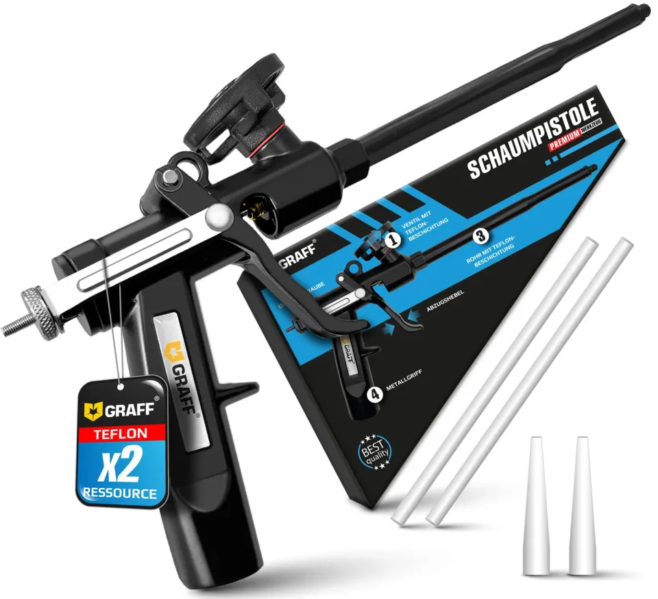 Graff pistola schiuma PU teflon alluminio