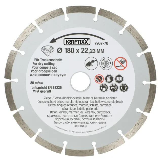 KWB Kraftixx 796770 disco abrasivo 178 mm levigatura a secco