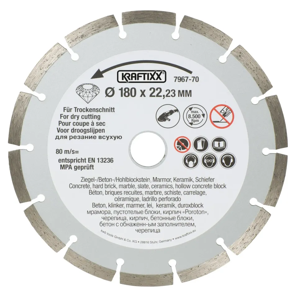 KWB Kraftixx 796770 disco abrasivo 178 mm levigatura a secco