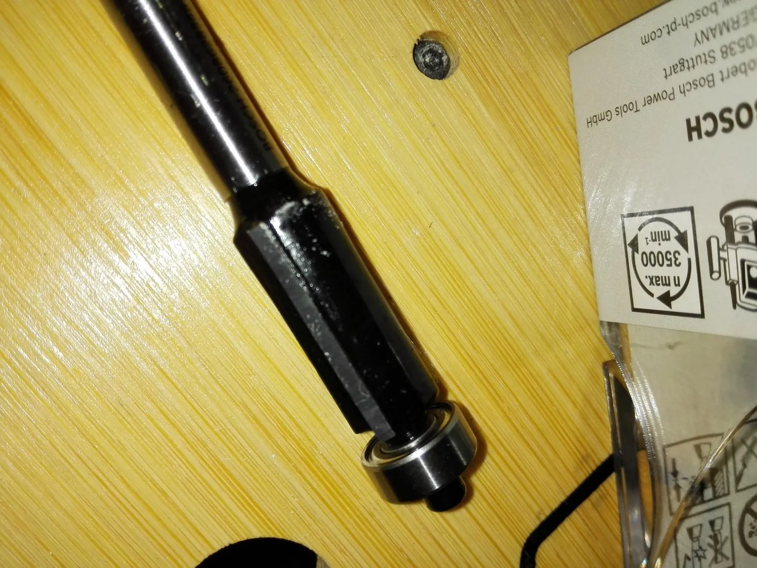 Bosch 2608628348 fresa per rifilare legno metallo duro