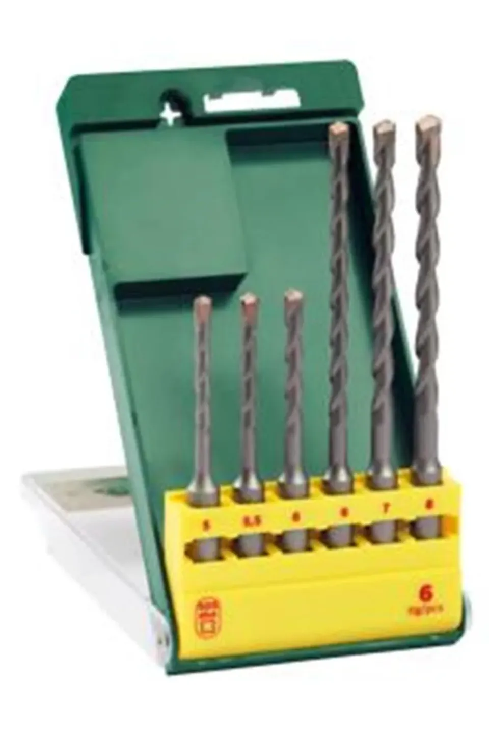 Bosch Set 6 punte SDS Plus per calcestruzzo 5-10 mm