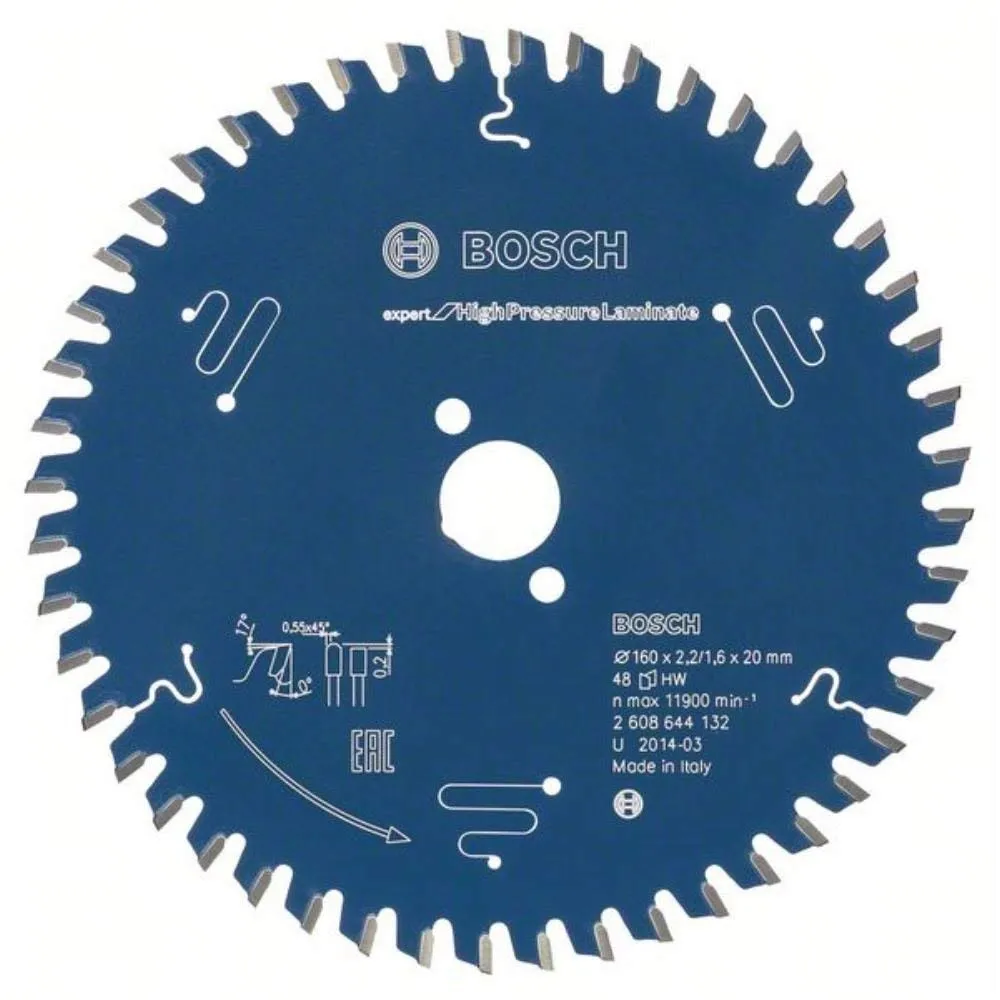 Bosch Expert High Pressure Laminate lama circolare 216 mm per HPL