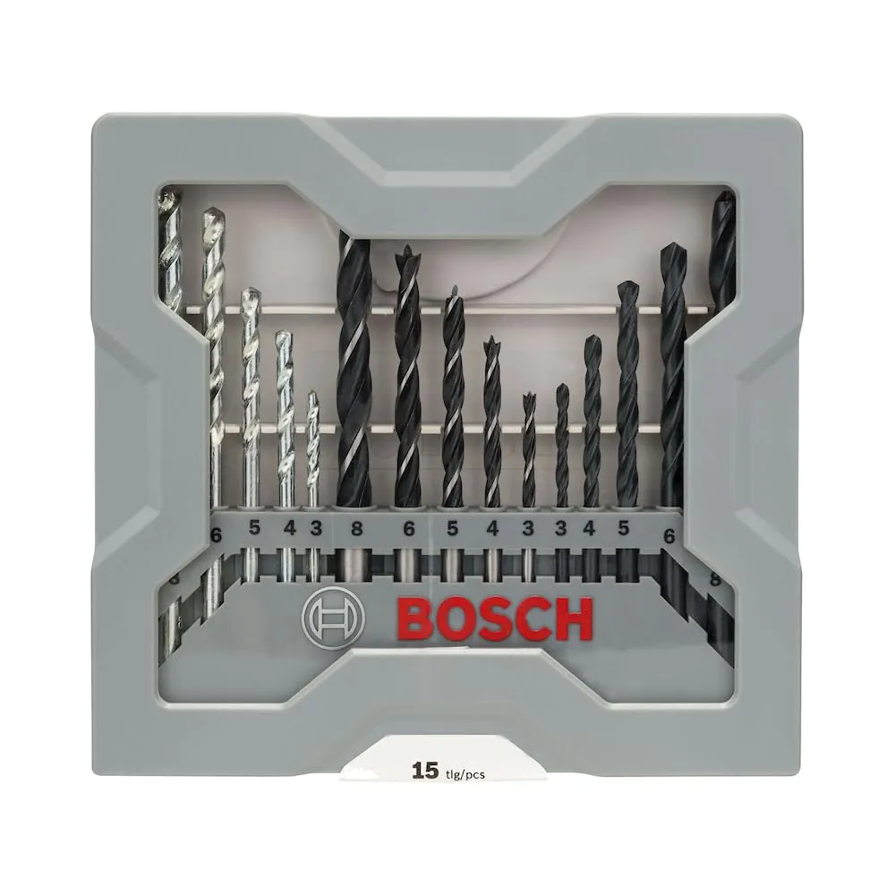 Bosch Expert Set Punte Miste 15 Pezzi Metallo Legno Pietra