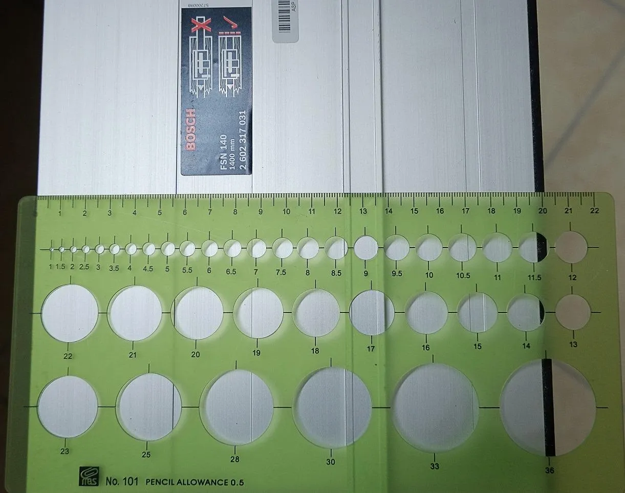Bosch Professional FSN 140 binario guida 140 cm seghe