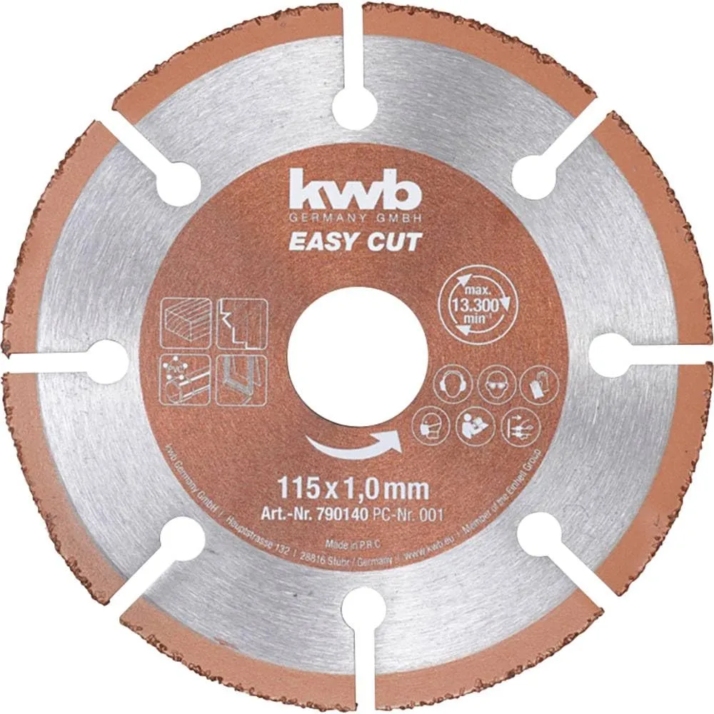 KWB 790140 Easy-Cut disco taglio 115 mm universale