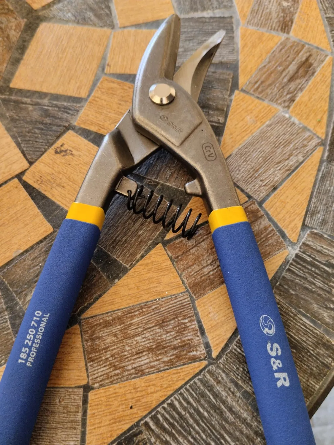 S&R Circular cesoie lamiera 250 mm dritta curva Cr-Mo