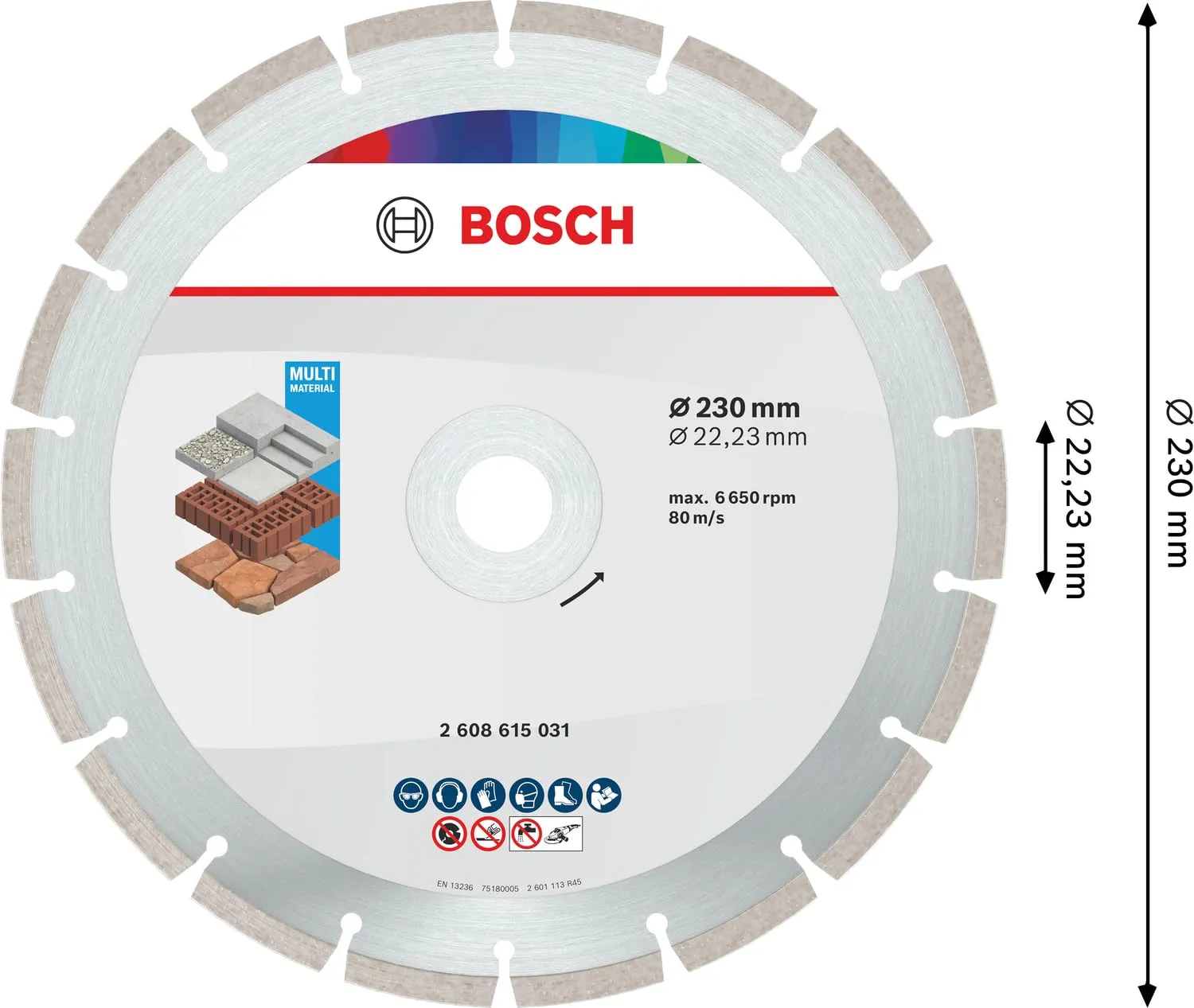 Bosch Expert Disco Diamantato Turbo Universale 230 mm