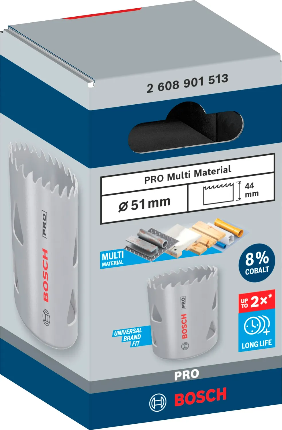 Bosch Expert PRO Sega a tazza 51 mm bimetallo Multi Material