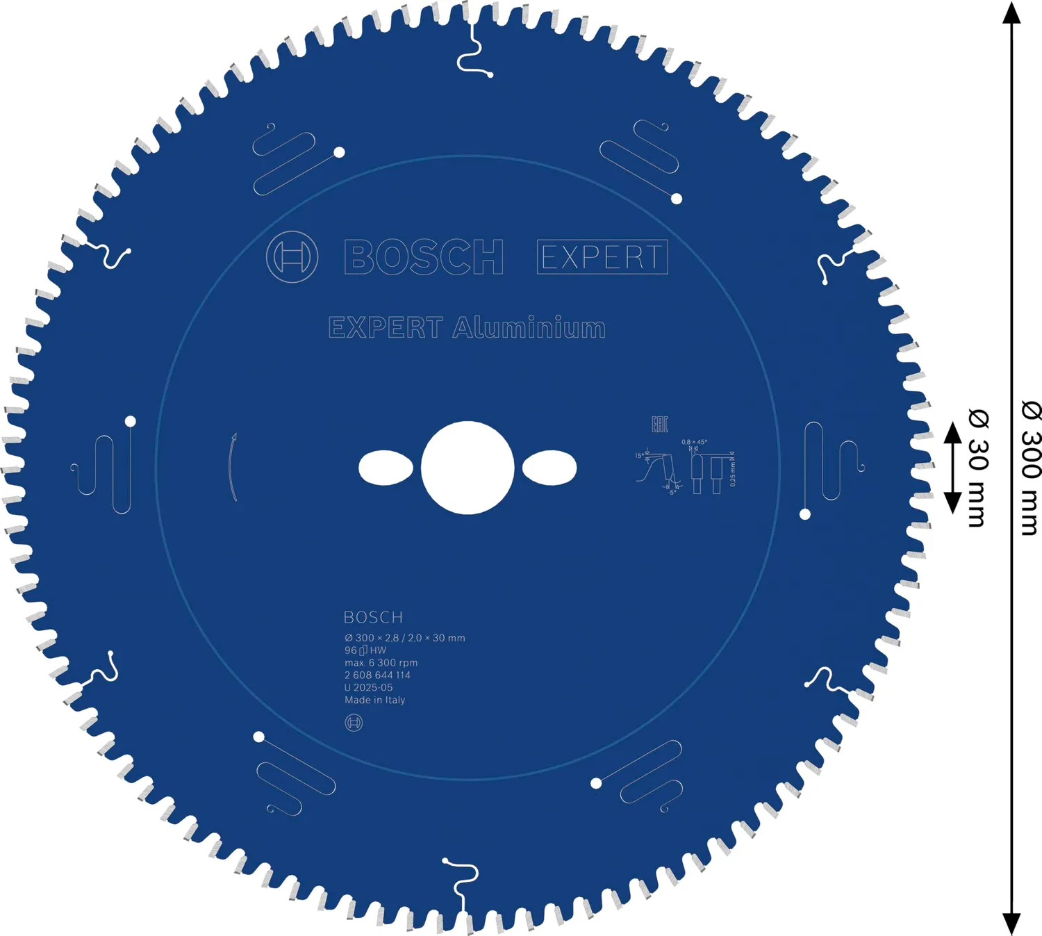 Bosch Expert lama circolare 300x30 mm 96 denti legno