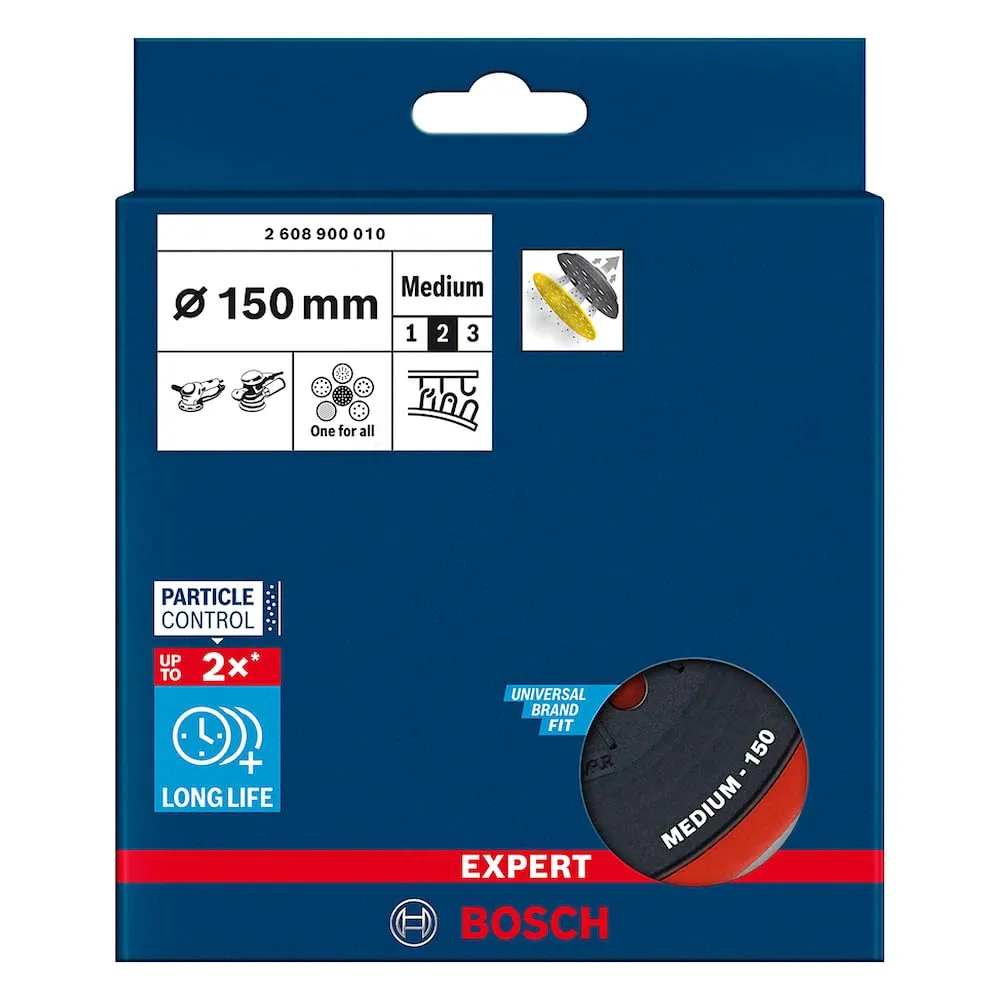 Bosch Expert Platorello Multiforo 150mm Medio Levigatrice