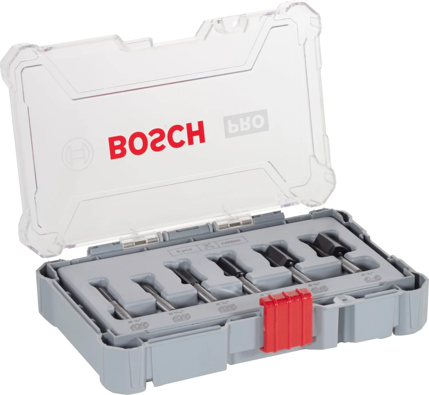 Bosch Expert set frese legno 15 pezzi gambo 1/4" misto valigetta